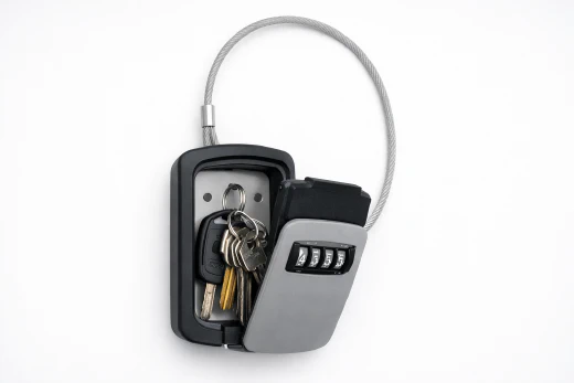 Key lockbox with combination